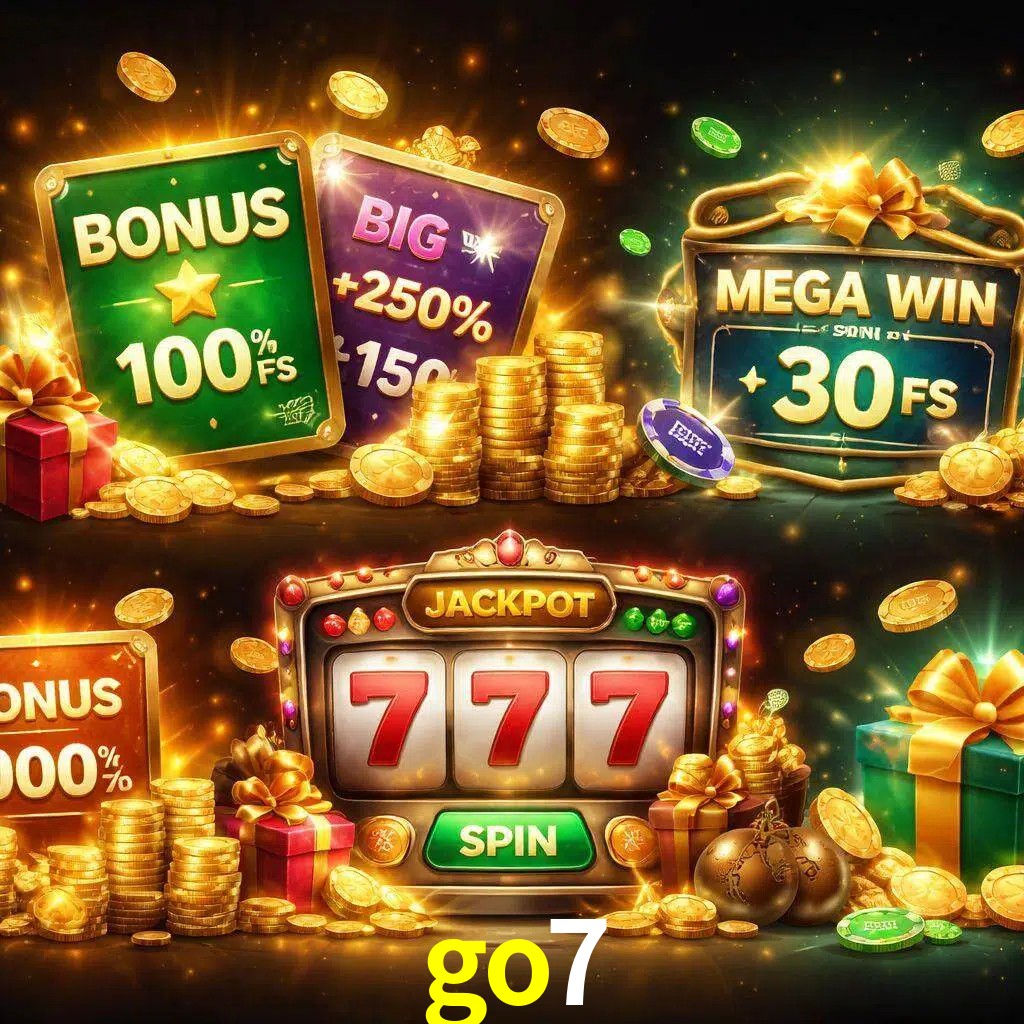Tipos de bonos go7 incluyendo recompensas de bienvenida y promociones continuas