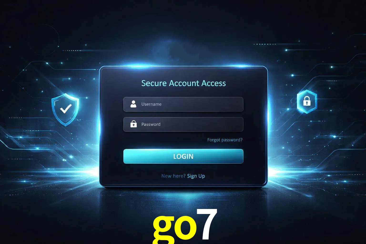 Pantalla de inicio de sesión de cuenta go7 para usuarios en México