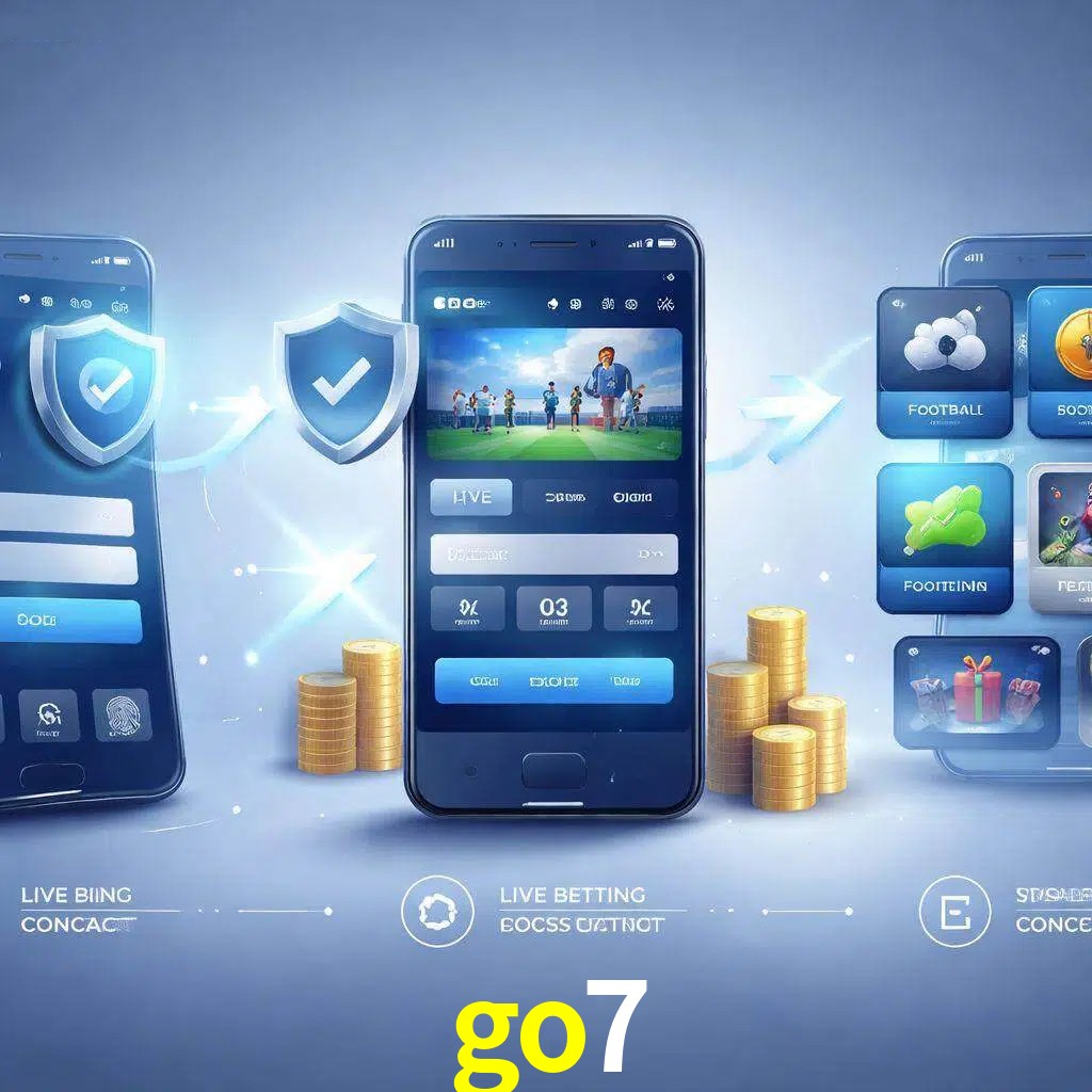 Pasos de acceso a la app go7 en pantalla de teléfono móvil